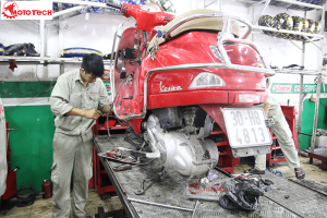 bảo dưỡng xe vespa