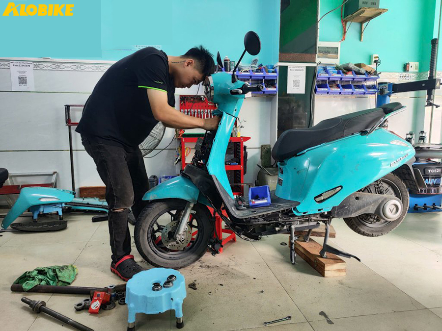 alobike sửa xe máy điện tại nhà uy tín